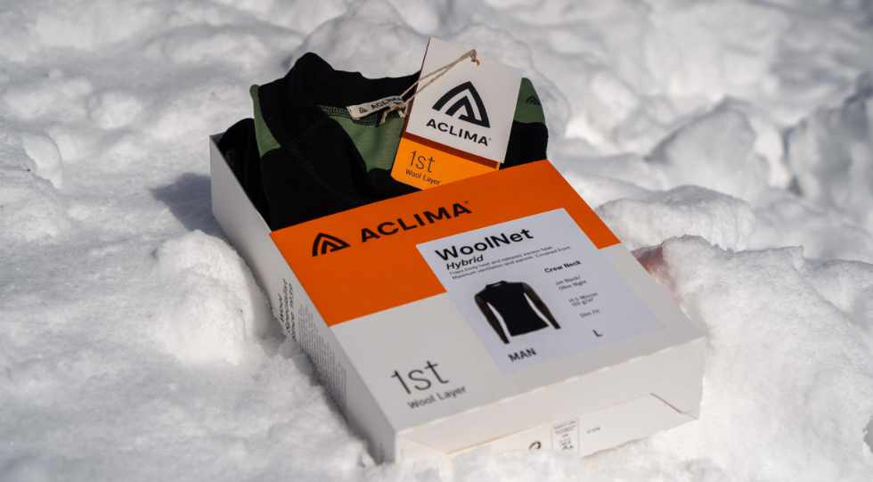 Recenze funkčního merino trička Aclima WoolNet Hybrid Crewneck