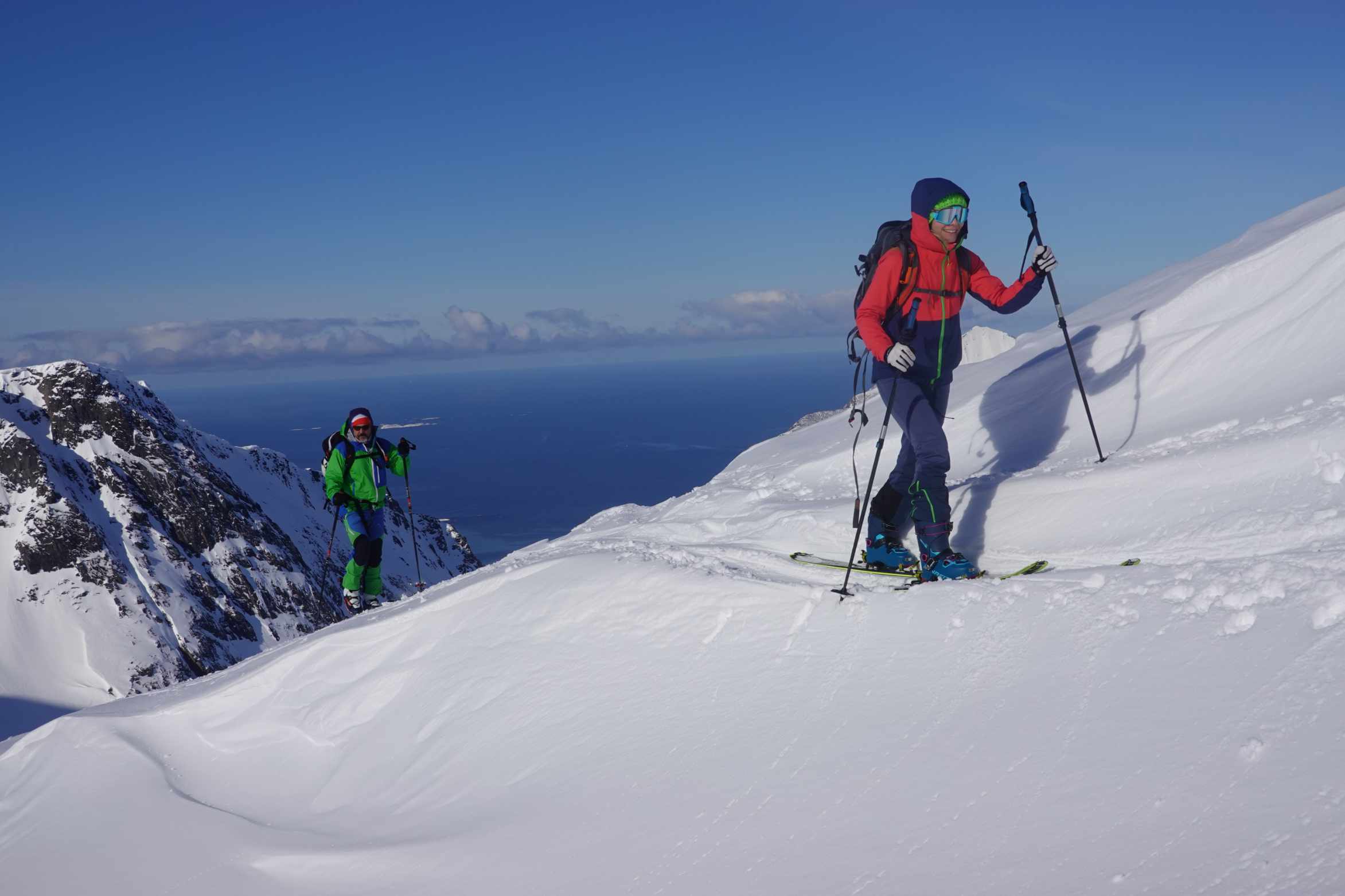 Sníh a led v závoji polární záře | Lezec-shop.cz