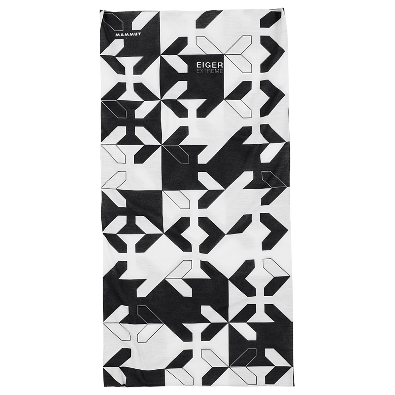 Nákrčník Mammut Neck Gaiter Black white