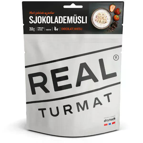 Dehydrovaná strava Real Turmat Čokoládové müsli 114 g