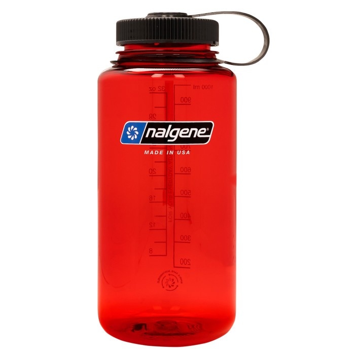 Levně Láhev Nalgene Wide Mouth 1000 ml Sustain Red