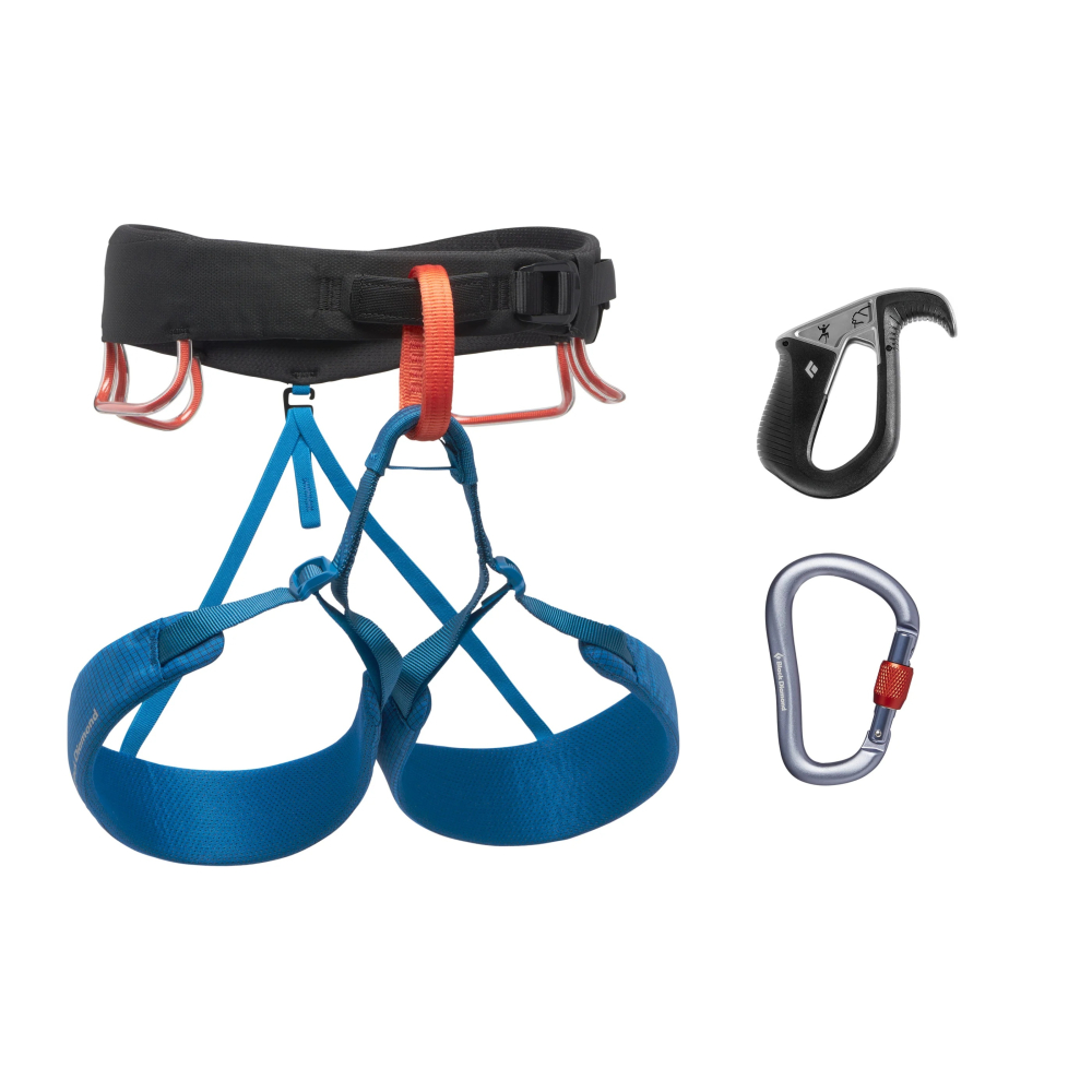 Lezecký set Black Diamond Men's Momentum Harness Pilot Package|L