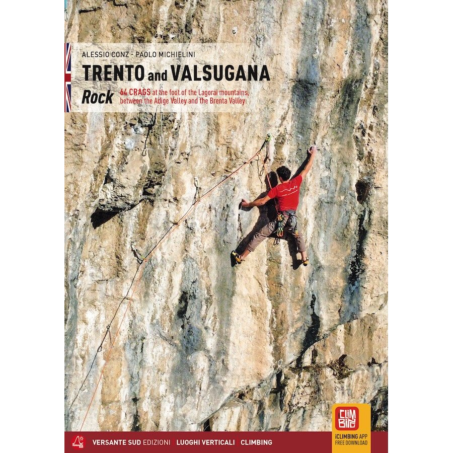 Lezecký průvodce Trento and Valsugana Rock 2026- anglická verze