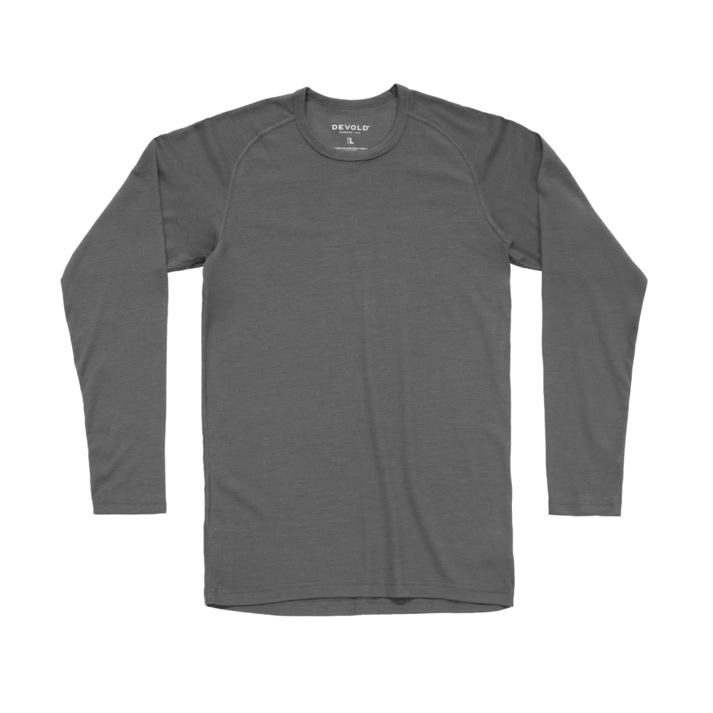 Pánské merino tričko DEVOLD Adventure Merino 190 Shirt grey|XL