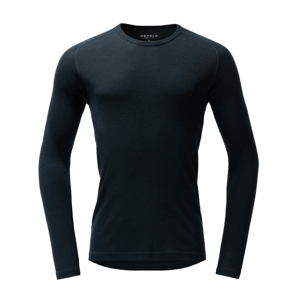 Pánské merino tričko DEVOLD Adventure Merino 190 Shirt ink|XXL