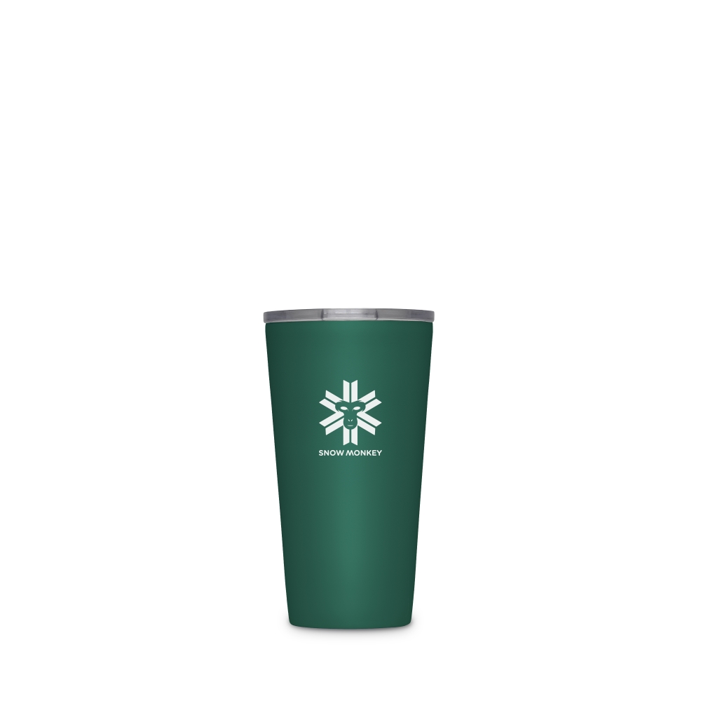 Levně Termohrnek Snow Monkey Enjoyer 473ml forest green