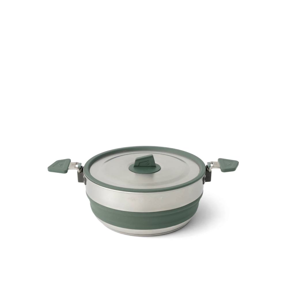 Levně Skládací hrnek Sea To Summit Detour Stainless Steel Collapsible Pot 3L green