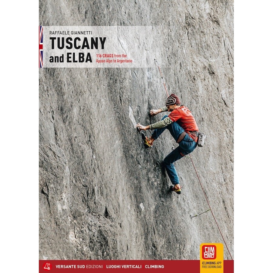 Levně Lezecký průvodce Toskánska a Elba 2025 anglická verze