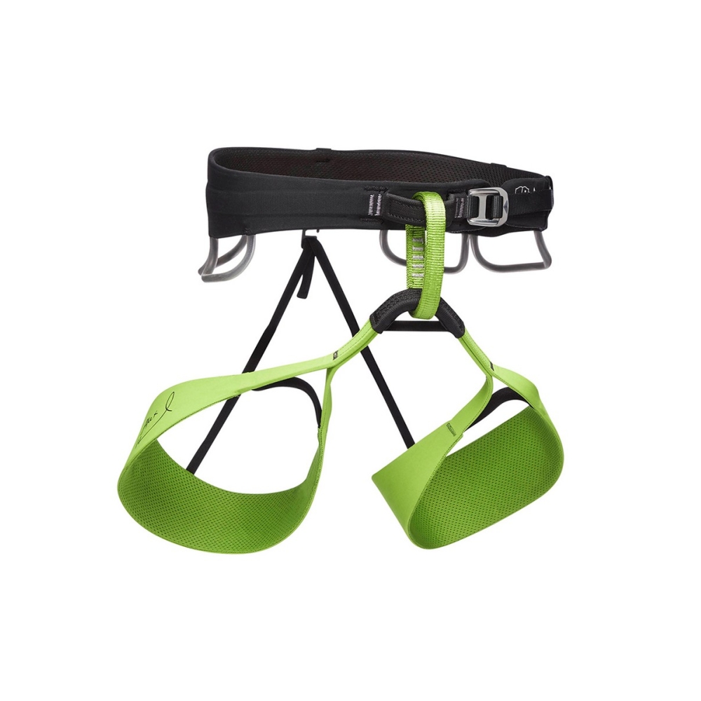 Levně Sedací úvazek Black Diamond Solution Men´s Honnold Edition verde