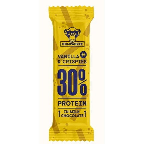 Tyčinka Chimpanzee Protein Bar Vanilla &amp; Crispies