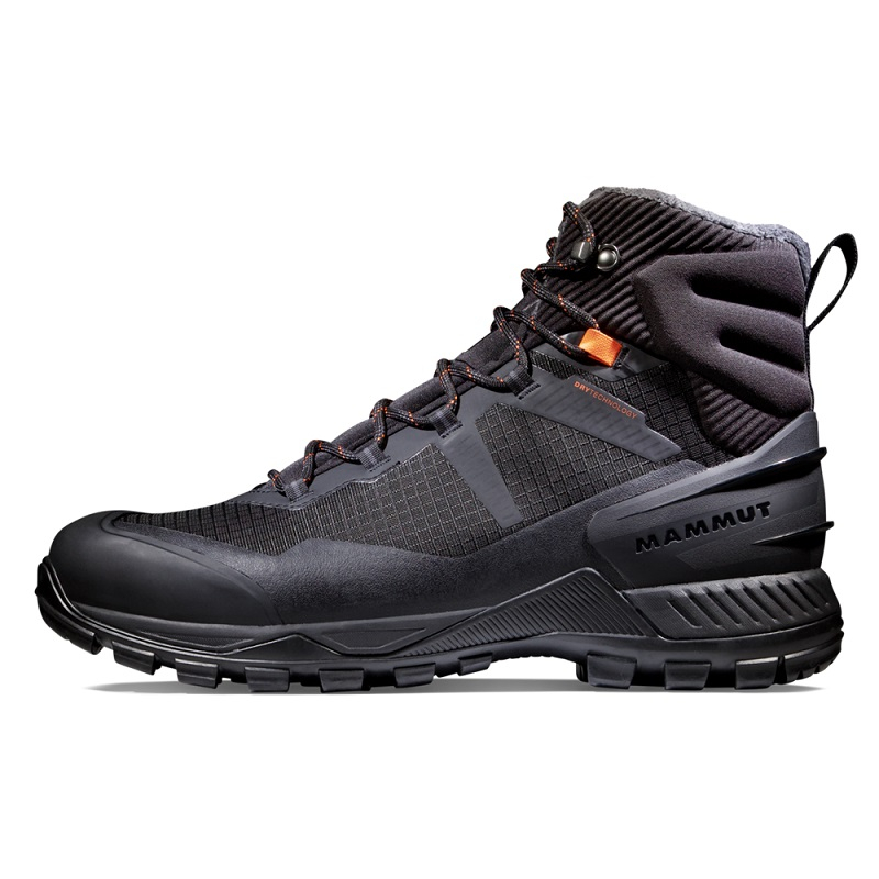 Pánská turistická obuv Mammut Blackfin III Mid DT Men black-black|47 1/3 EU